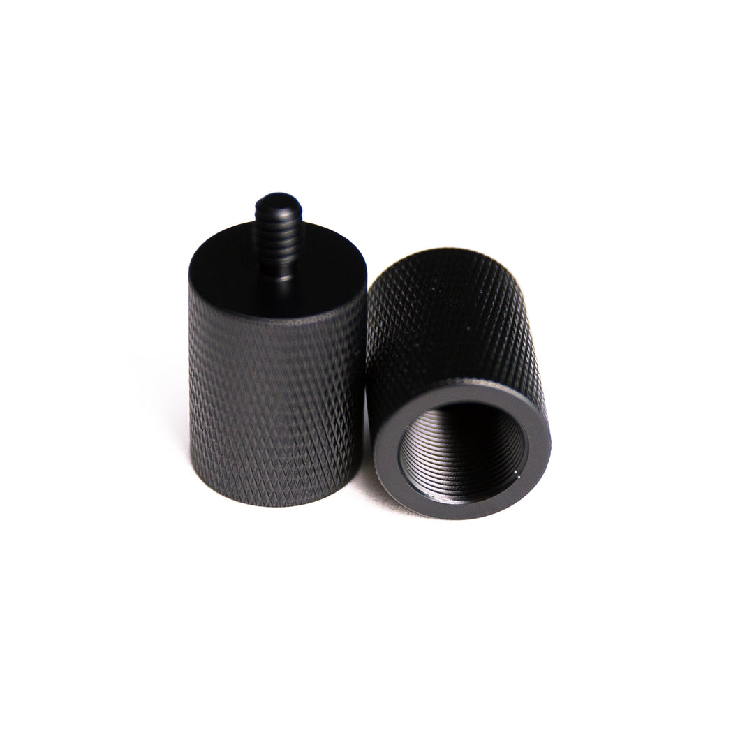 Red Dot Photo 5/8" Female to 1/4" Male Adaptor Aluminium Screw Thread Adaptor in Black