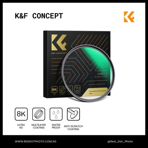 K&F Concept 微光扩散 1 滤光片光学玻璃微光效果滤光片 Nano-X 系列