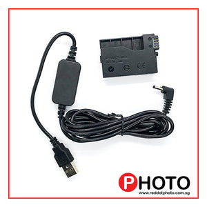 LP-E8 假电池，适用于带 USB 连接的佳能 LPE8 兼容相机