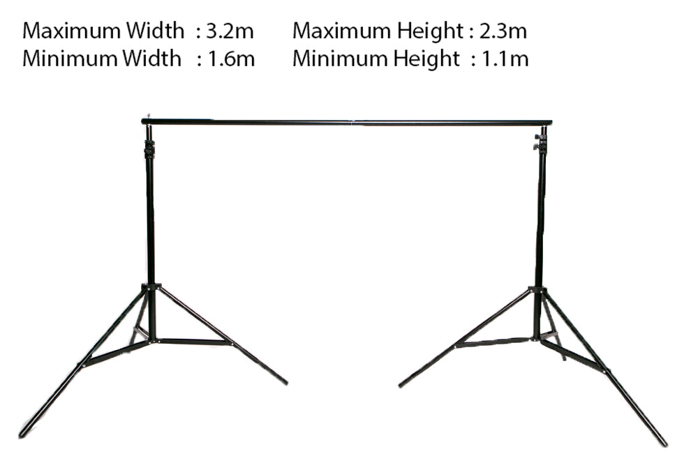Neewer Backdrop kit 3m x 2.3m for studio background papers and cloth BG2300