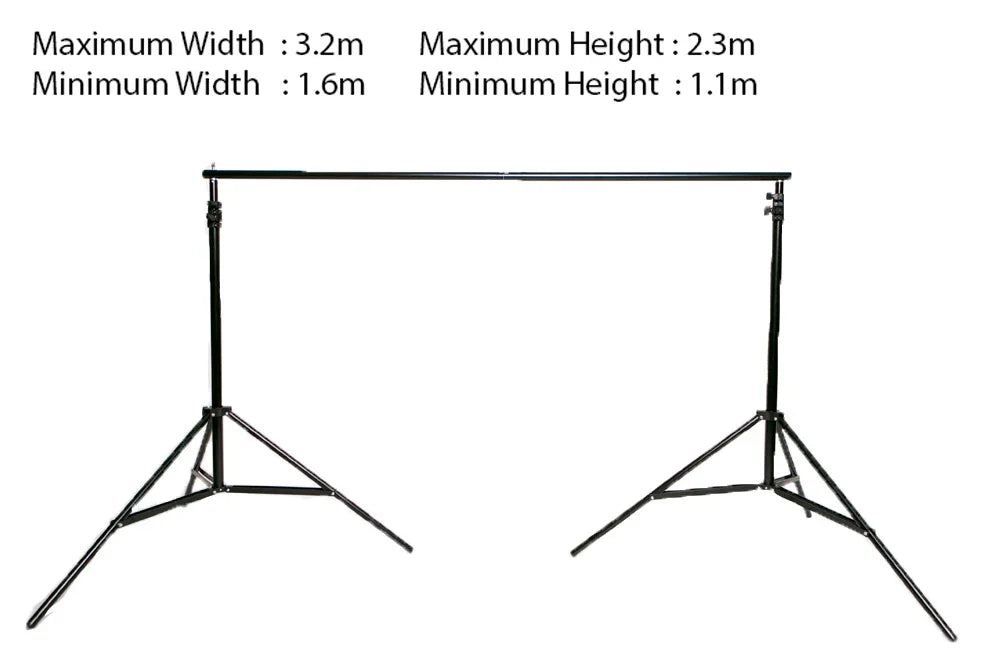 Neewer Backdrop kit 3m x 2.3m for studio background papers and cloth BG2300 - Red Dot Photo