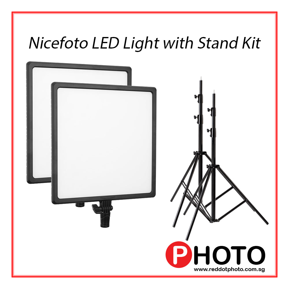 Nicefoto SL-500A LED Light Video Light Bi-Color 3200k-6500k