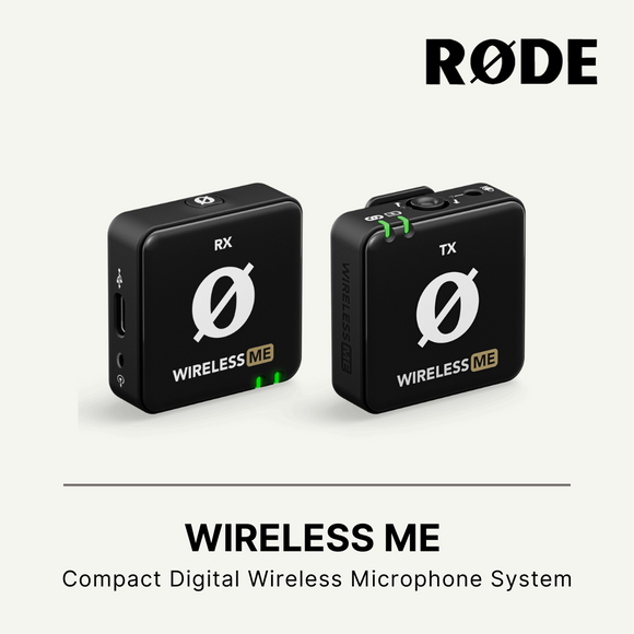 Rode Wireless ME 紧凑型数字无线麦克风系统，用于创作采访内容