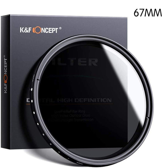 K&F Concept Ultra Slim Multi Coated Variable Neutral Density Filter ND2 - ND400