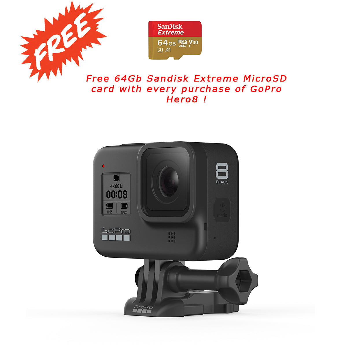 GoPro HERO8 Black CHDHX-801-FW 込み込みセット GoPro HERO8 セット