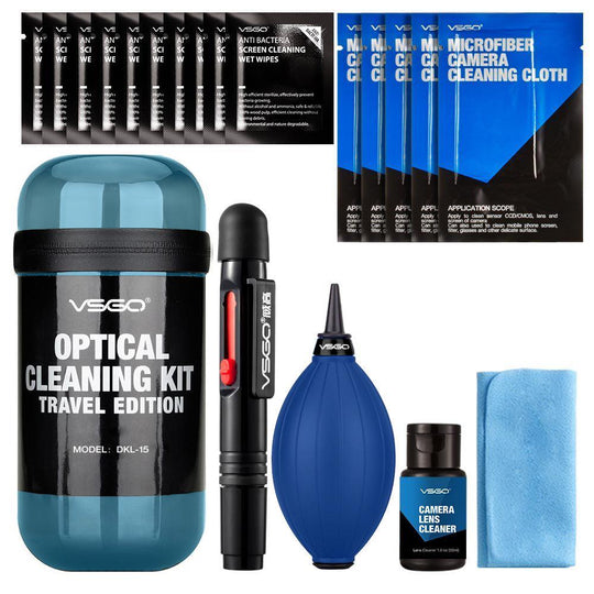 VSGO DKL-15 Essentials optical cleaning kit travel edition-grey