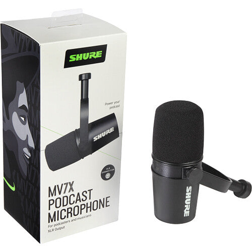 [本地保修] Shure MV7X 播客麦克风仅限 XLR 
