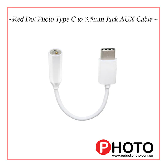 【免费送货】红点照片 TYPE-C 转 3.5mm TRRS 插孔适配器专为 iPhone 打造（类似倍思和 UGreen）