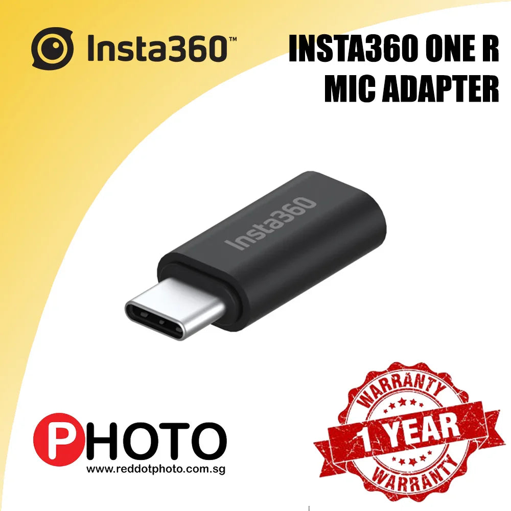 Insta360 ONE R Mic Adapter - Red Dot Photo