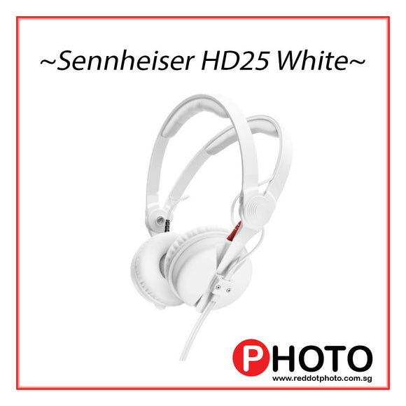 Sennheiser HD25 HD 25 专业监听耳机（白色）- 限量版！