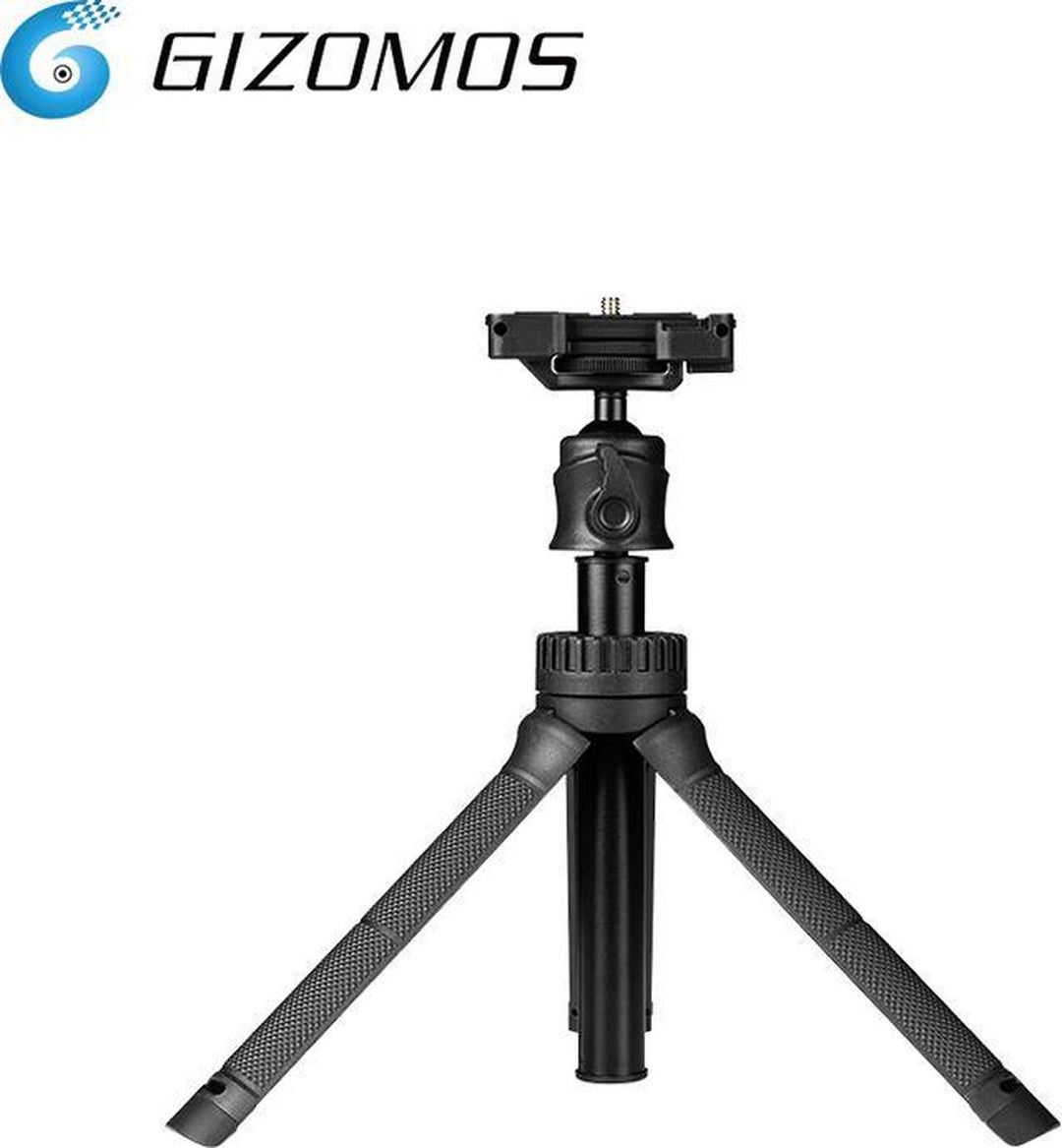 GIZOMOS GP-15ST Flexible portable selfie stick style tripod with smartphone holder