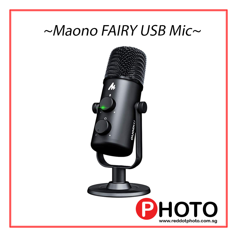 Maono AU-903 FAIRY 高级 USB 麦克风，适用于桌面/PC 变焦录音