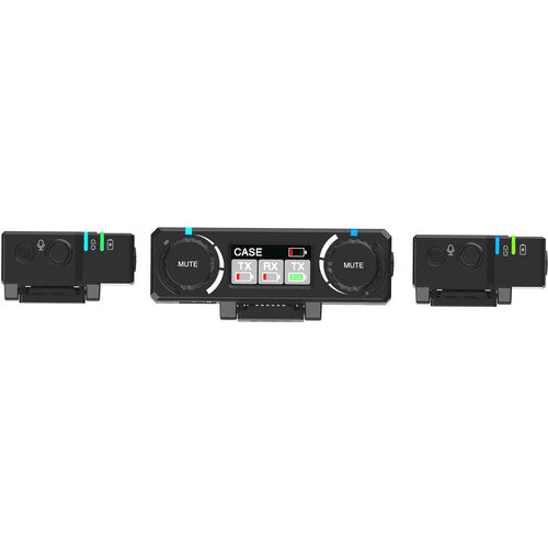 Hollyland LARK 150 DUO 2-Person Compact Digital Wireless Microphone System (2.4 GHz, Black)