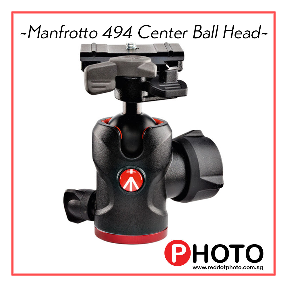 Manfrotto 494 Ball Head with 200PL-PRO Quick Release Plate