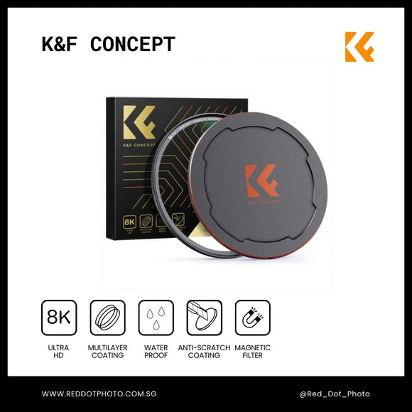 K&F Concept 紫外线过滤器 Nano-X 系列磁性过滤器 绿色涂层 防刮多层涂层