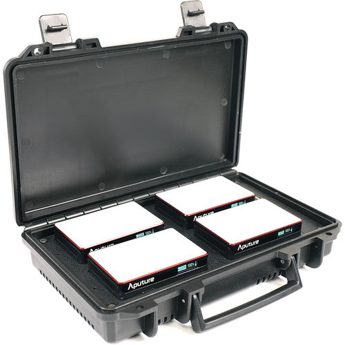 Aputure AL-MC ALMC 4-Light Travel Kit with Charging Case