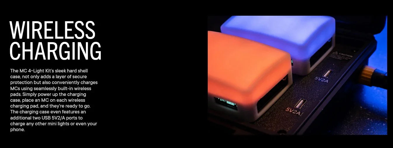 Aputure AL-MC MC 4 KIT light Amaran LED light with lighting