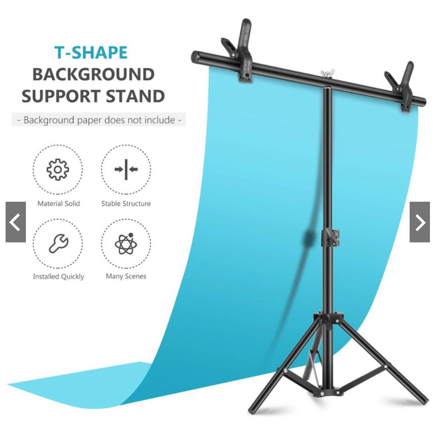 Seem Less Photo Backdrop Rack Seamless Backdrop Paper 1.35x5m – Red Dot Photo