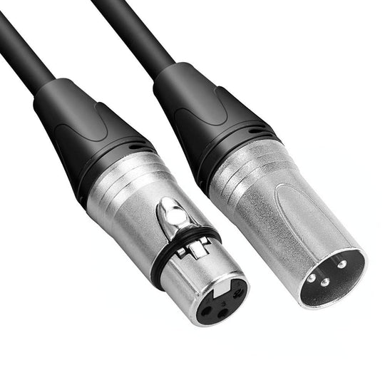 Belden Neutrik 音频电缆 1m XLR 母头到 XLR 公头 1m XLR 电缆平衡 3 针 XLR 麦克风跳线