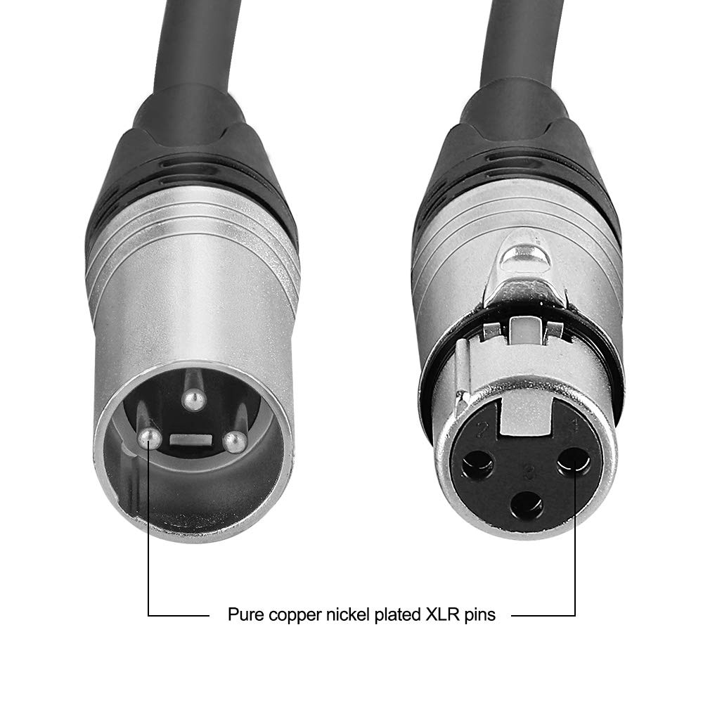 Belden Neutrik 音频电缆 5m XLR 母头到 XLR 公头 5m XLR 电缆平衡 3 针 XLR 麦克风跳线