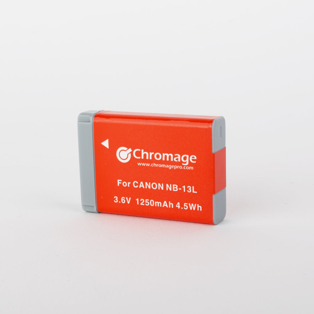 适用于佳能相机的 Chromage NB-13L 电池