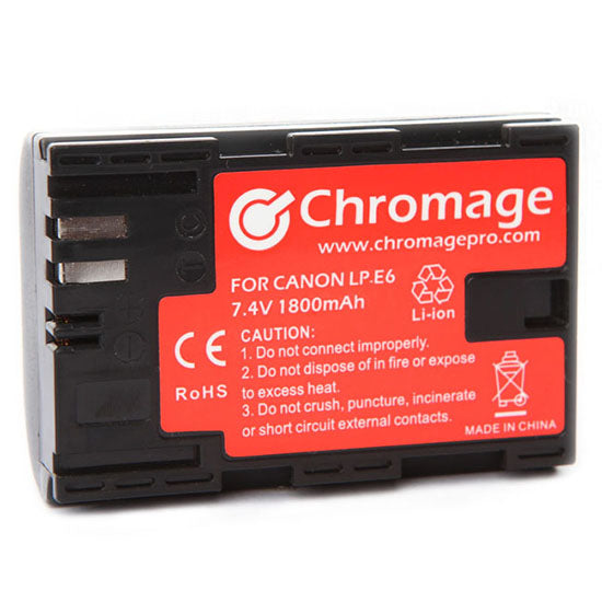 适用于佳能数码单反相机的 Chromage LP-E10 电池
