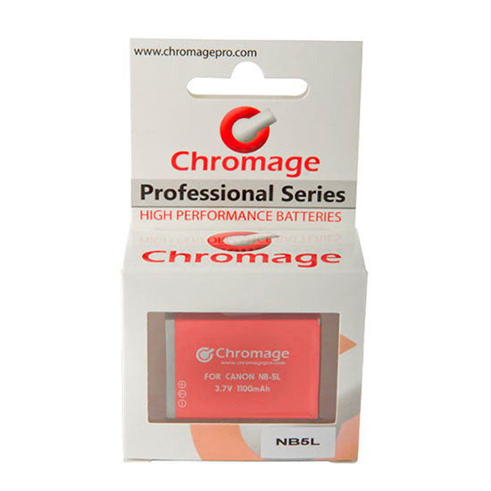 Chromage NB-5L1100 mAh Lithium-ion Rechargeable Battery for Canon Cameras