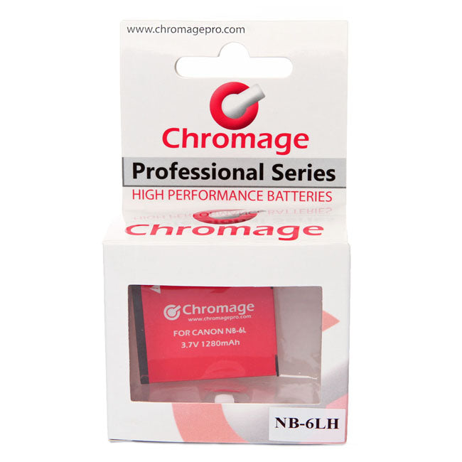 Chromage NB-6L 1280mAh Lithium-ion Rechargeable Battery for Canon Cameras