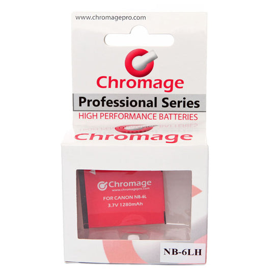 适用于佳能相机的 Chromage NB-6L 电池