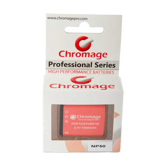 适用于富士相机的 Chromage NP-50 电池