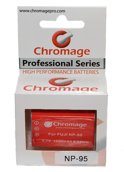 适用于富士相机的 Chromage NP-95 电池