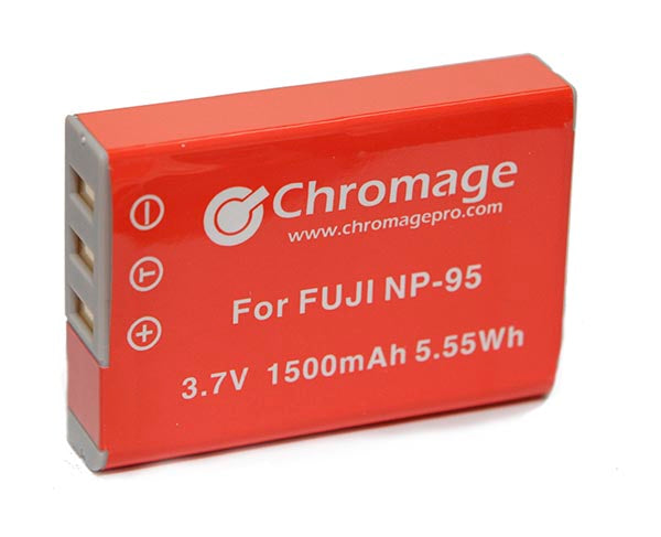 Chromage NP-95 Battery for Fujifilm Cameras
