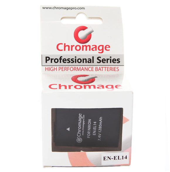 适用于尼康数码单反相机的 Chromage EN-EL14 电池