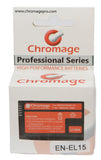 适用于尼康数码单反相机的 Chromage EN-EL15 电池