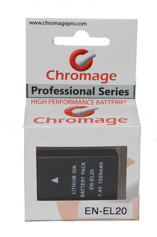 Chromage EN-EL20 Battery for Nikon Mirrorless Cameras
