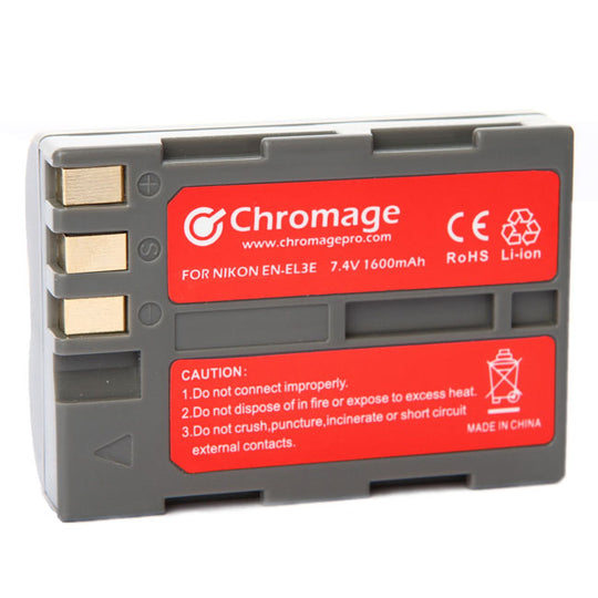 Chromage EN-EL3E Battery for Nikon DSLRs