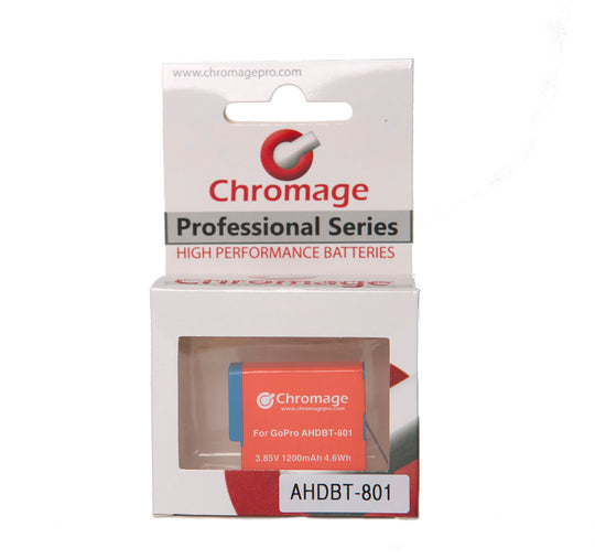 Chromage AHDBT-801 battery for GoPro Hero 8