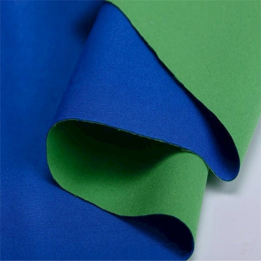 Green and blue double sided background muslin cloth