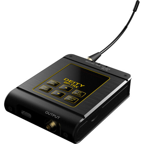Deity Microphones BP-TRX Compact Microphone Recorder and Wireless Transceiver with Timecode I/O (2.4 GHz)