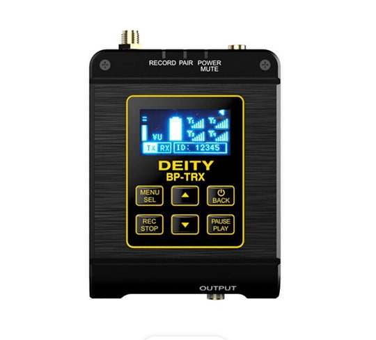 Deity Microphones BP-TRX 紧凑型麦克风录音机和带时间码 I/O 的无线收发器 (2.4 GHz)