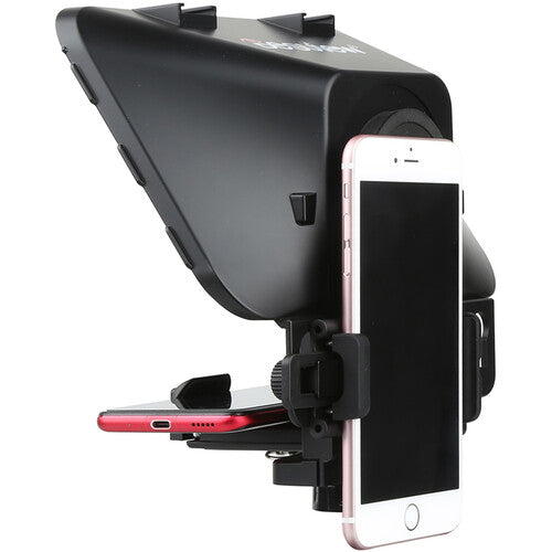 Desview T3 Teleprompter for Cellphone Tablet DSLR with Lens Adapter and Remote Control
