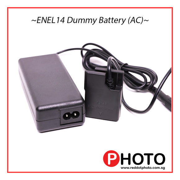 EN-EL14 虚拟电池 适用于尼康 EN-El14 带交流适配器