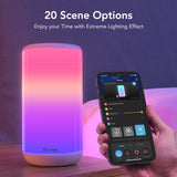 Govee Aura 智能灯台灯多色灯可调光应用程序控制可与 Alexa 和 Google Assistant H6052 配合使用