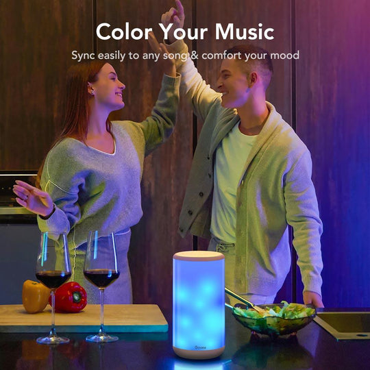 Govee Aura Smart Light Table Lamp Multiple Color Lamp Dimmable App Control Works with Alexa and Google Assistant H6052