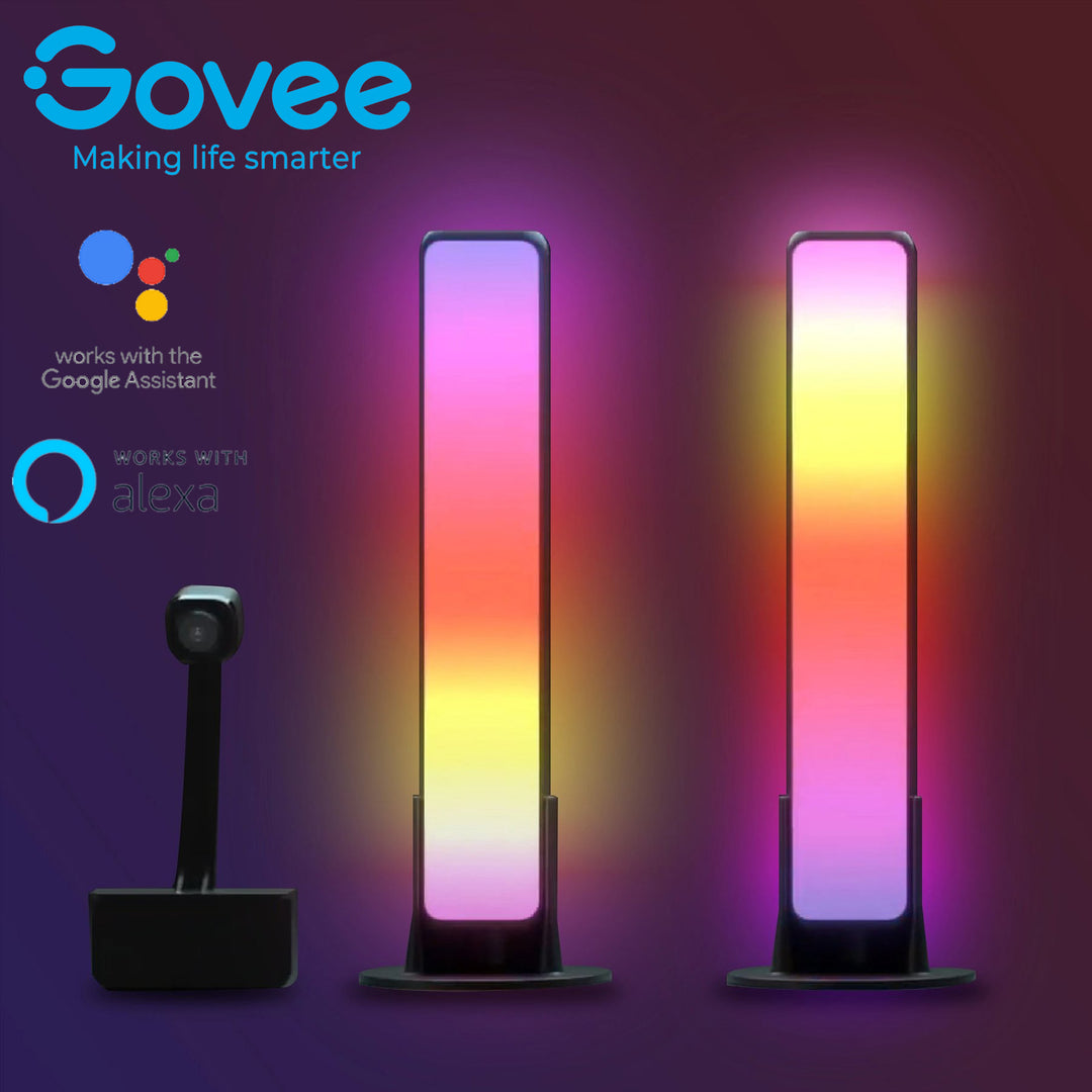 Govee Flow Pro Wi-Fi 电视灯条 RGBIC 智能背光带摄像头 适用于 Alexa 和 Google Assistant H6054