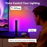 Govee 智能 LED 灯条 RGBICWW WiFi + 蓝牙 Flow Plus 灯条与 Alexa 和 Google Assistant H6056