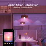 Govee 智能灯泡，可调光 RGBWW Wi-Fi LED 灯泡与 Alexa 和 Google Assistant H6003 配合使用
