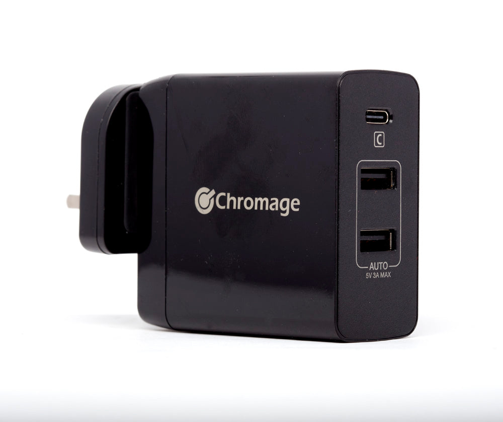 Chromage 45W USB C PD Charger Power Delivery Wall Charger for Laptop Mobile Phone SAMSUNG S20 Huawei Oneplus Surface Pro 7 Dell ASUS Lenovo ThinkPad Laptops