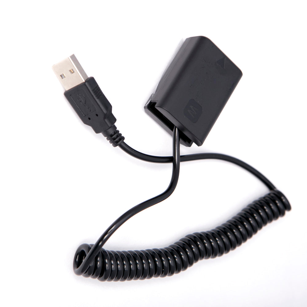 FW-50 Dummy Battery for Sony FW50 Compatible Cameras with USB connection