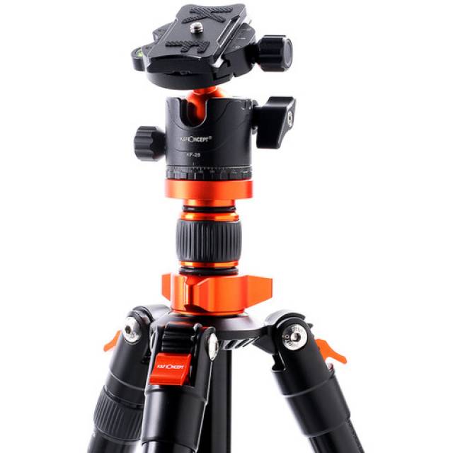 K&F Concept SA254M2 DSLR Camera Aluminum Tripod with Monopod and Ball Head Kit